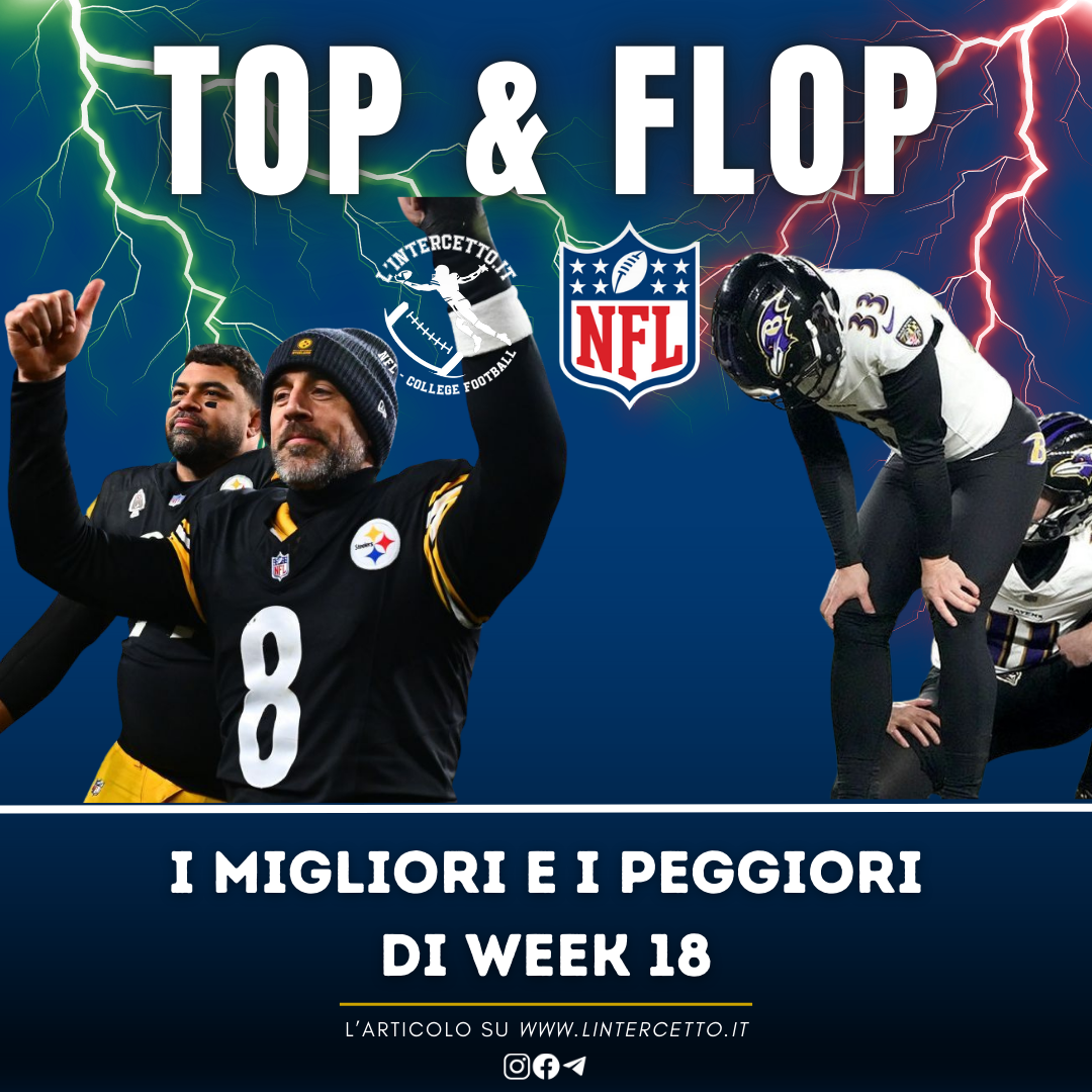 NFL: Top e Flop di Week 18