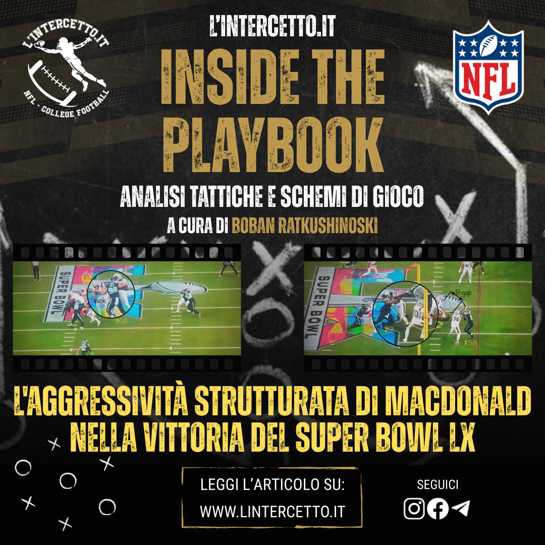 Inside the Playbook: L'aggressività strutturata di Macdonald nella vittoria del Super Bowl LX (Analisi tattiche e schemi di gioco)