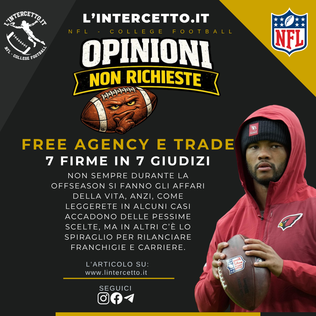 NFL: Opinioni Non Richieste - 7 Firme in 7 Giudizi