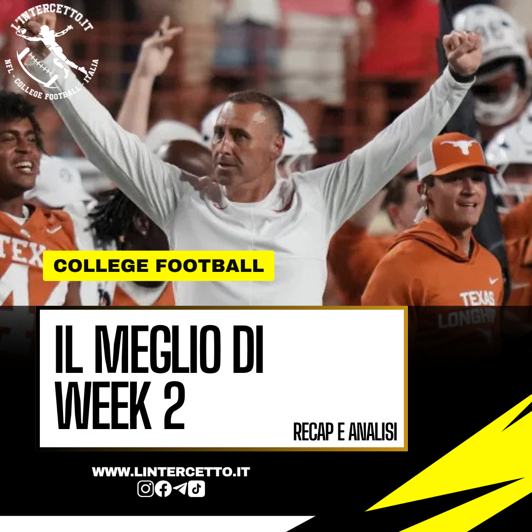 College Football: Il Meglio di Week 2 (Recap e Analisi)