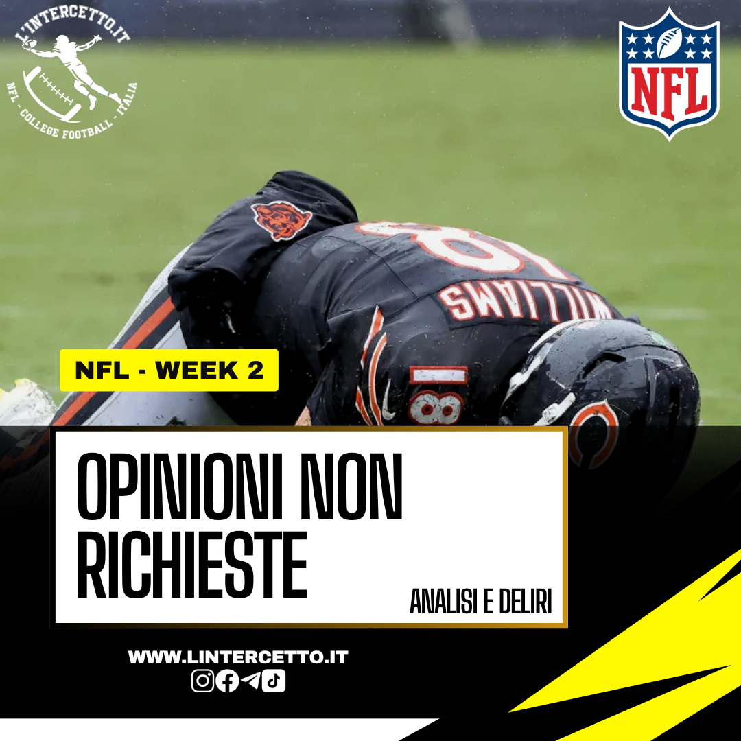 NFL: Opinioni Non Richieste - Week 2