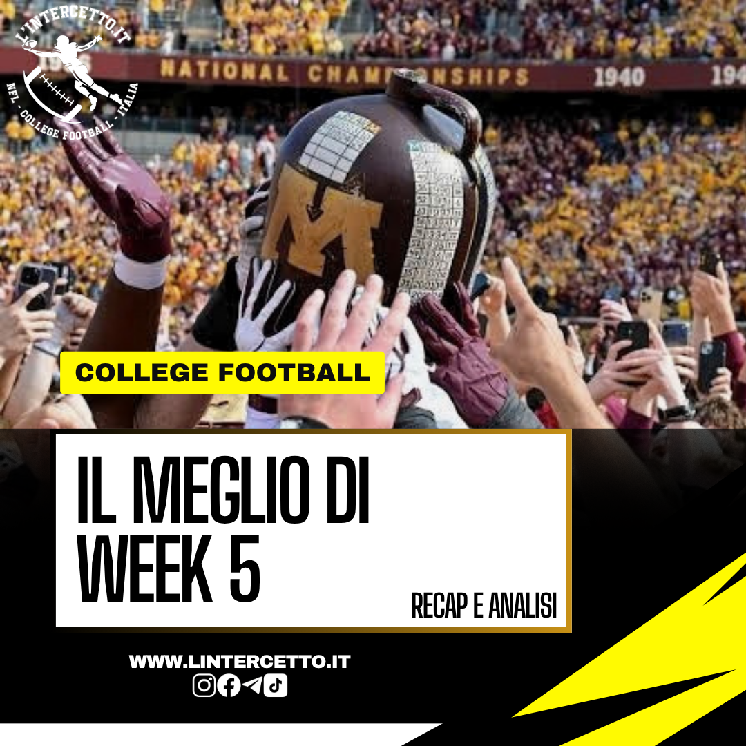 College Football: Il Meglio di Week 5 (Recap e Analisi)