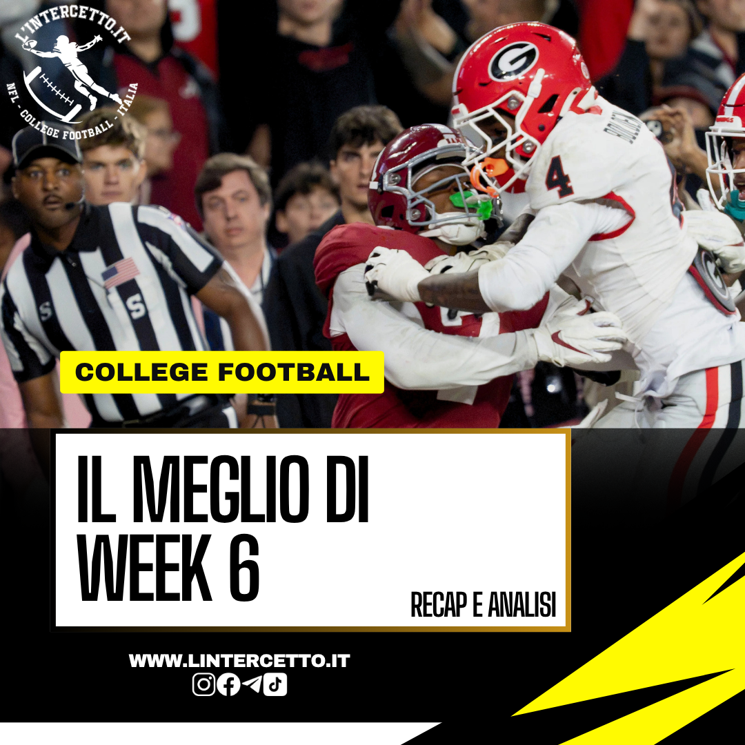 College Football: Il Meglio di Week 6 (Recap e Analisi)
