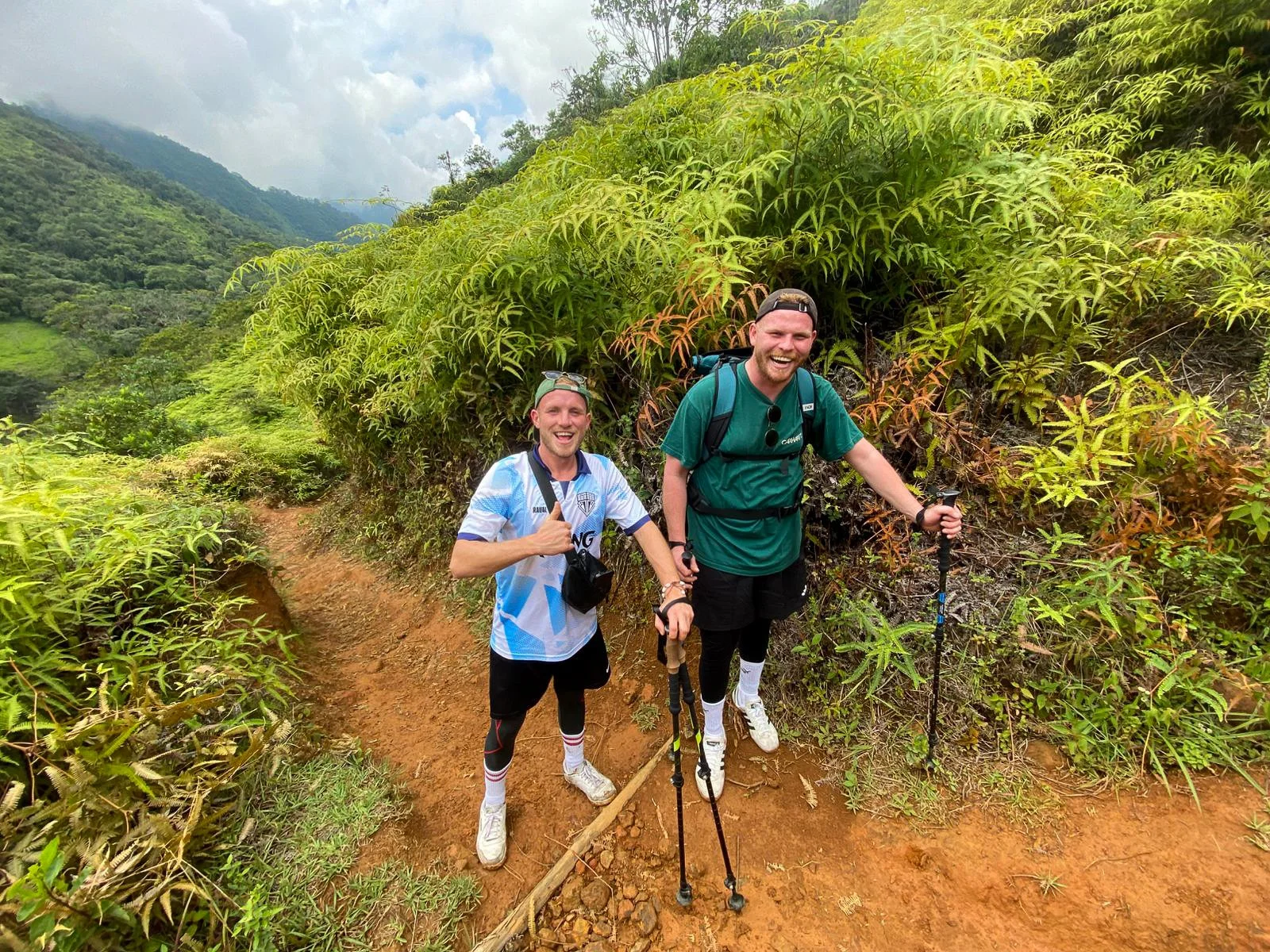 Our guest enjoying an amazing hike in the Farallones de Cali, Colombia