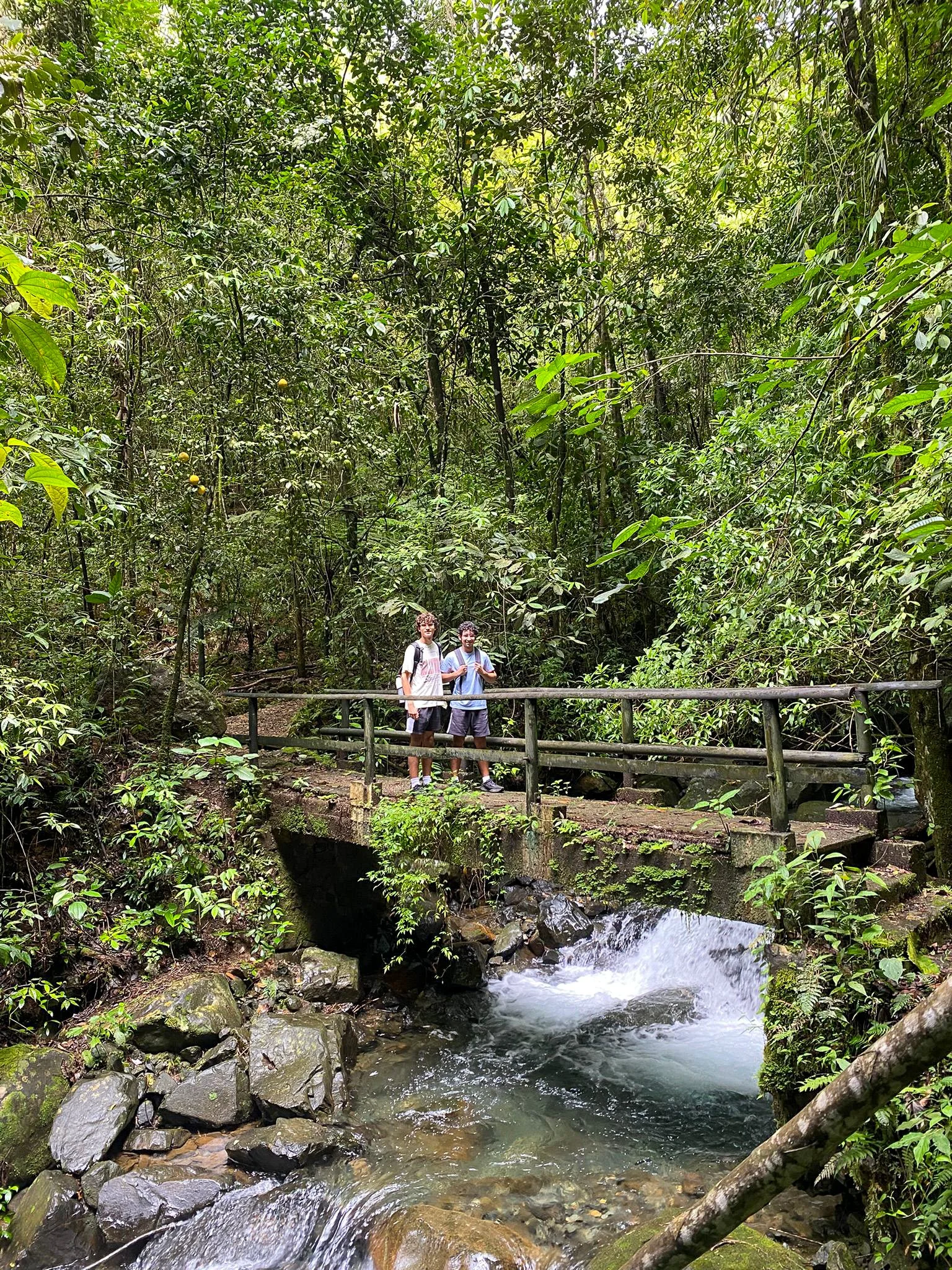 Hikers at El Topacio Hike Nature Center