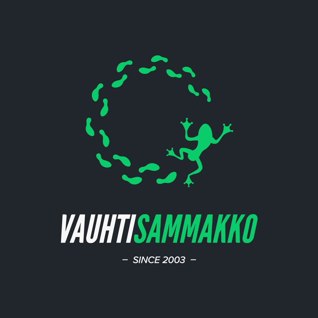 Vauhtisammakko juoksuvalmennuksia
