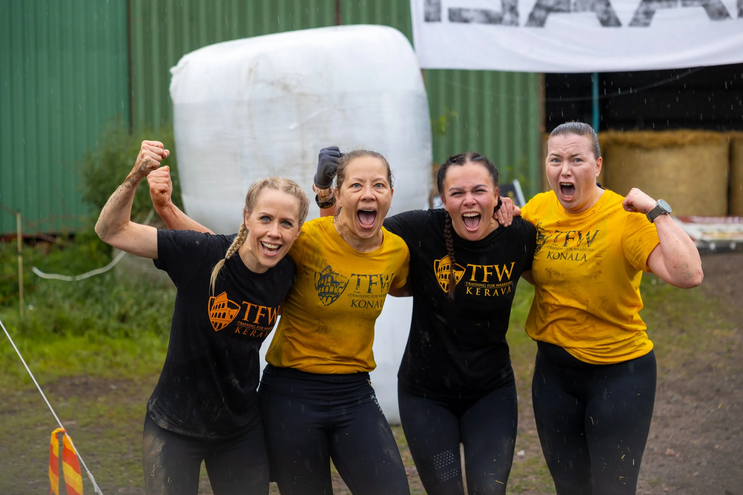 TFW:n tiimin tiimityö ja yhteishenki on hallussa.