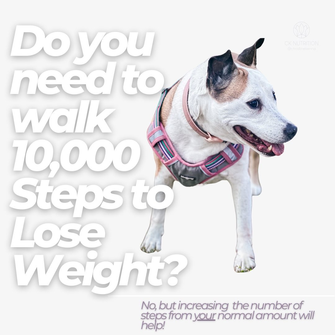 🚶&zwj;♂️ Increasing your step count is a great tool when trying to lose weight. Instead of choosing a random number of steps, aim to walk 1,000-2,000 steps more per day than your weekly average. 

Get up from your desk more throughout the day, or ta