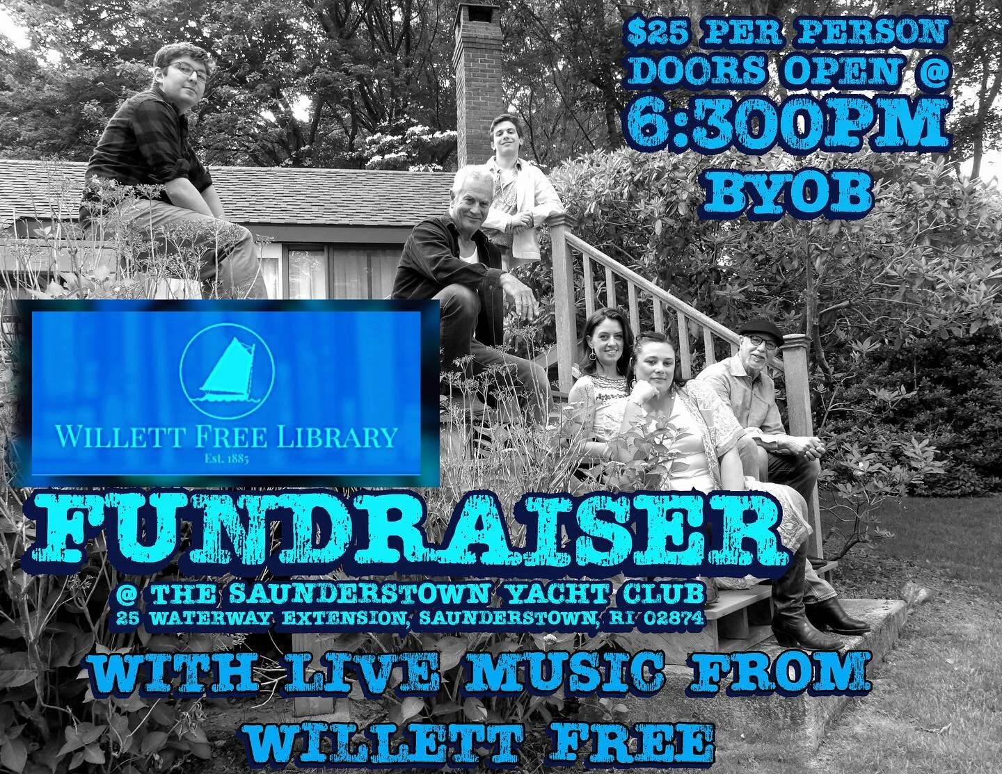 With the great Barry Sharaf as the opening act! Come support the local library and hear some great tunes while you do! All donations go directly to the Willett Free Library
Payment info to come&hellip; 

#supportlocal #supportlibraries #localband #co