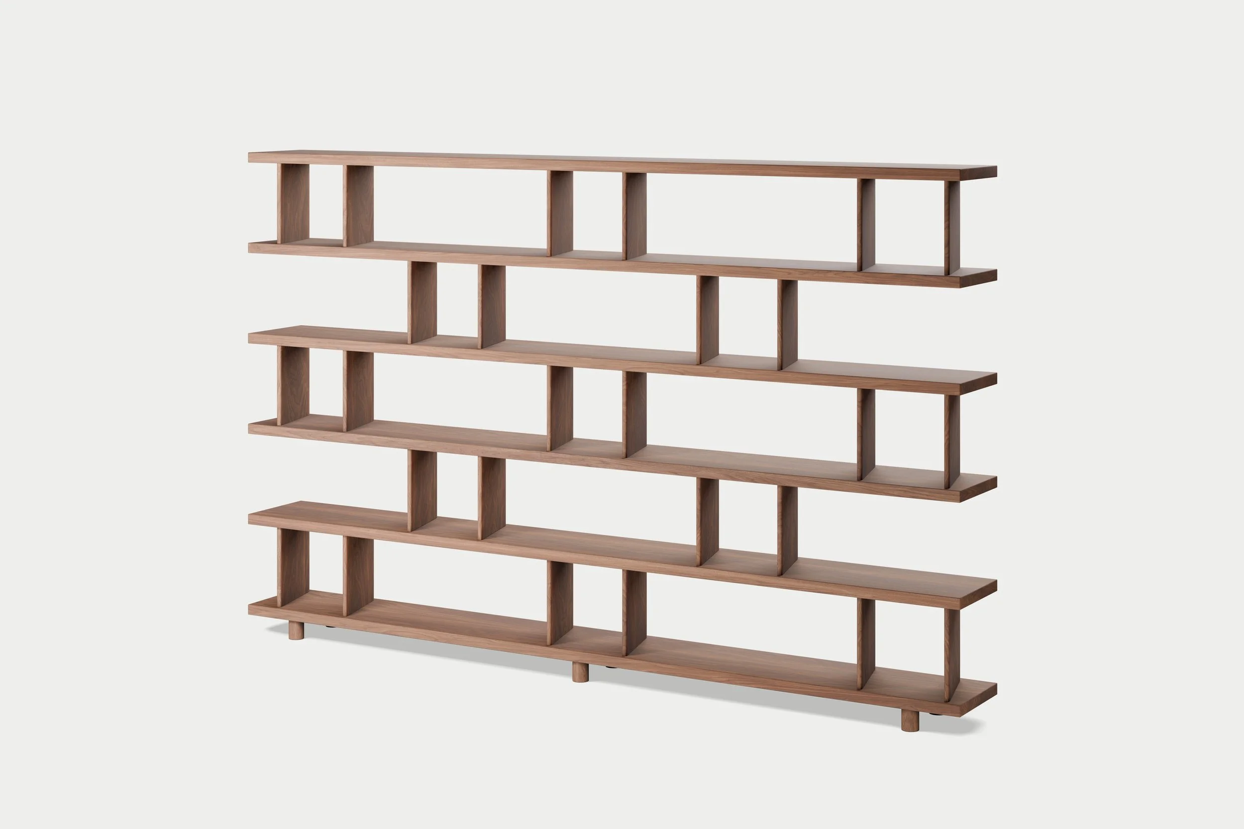 Livia / Open Vakkenkast van Massief Hout