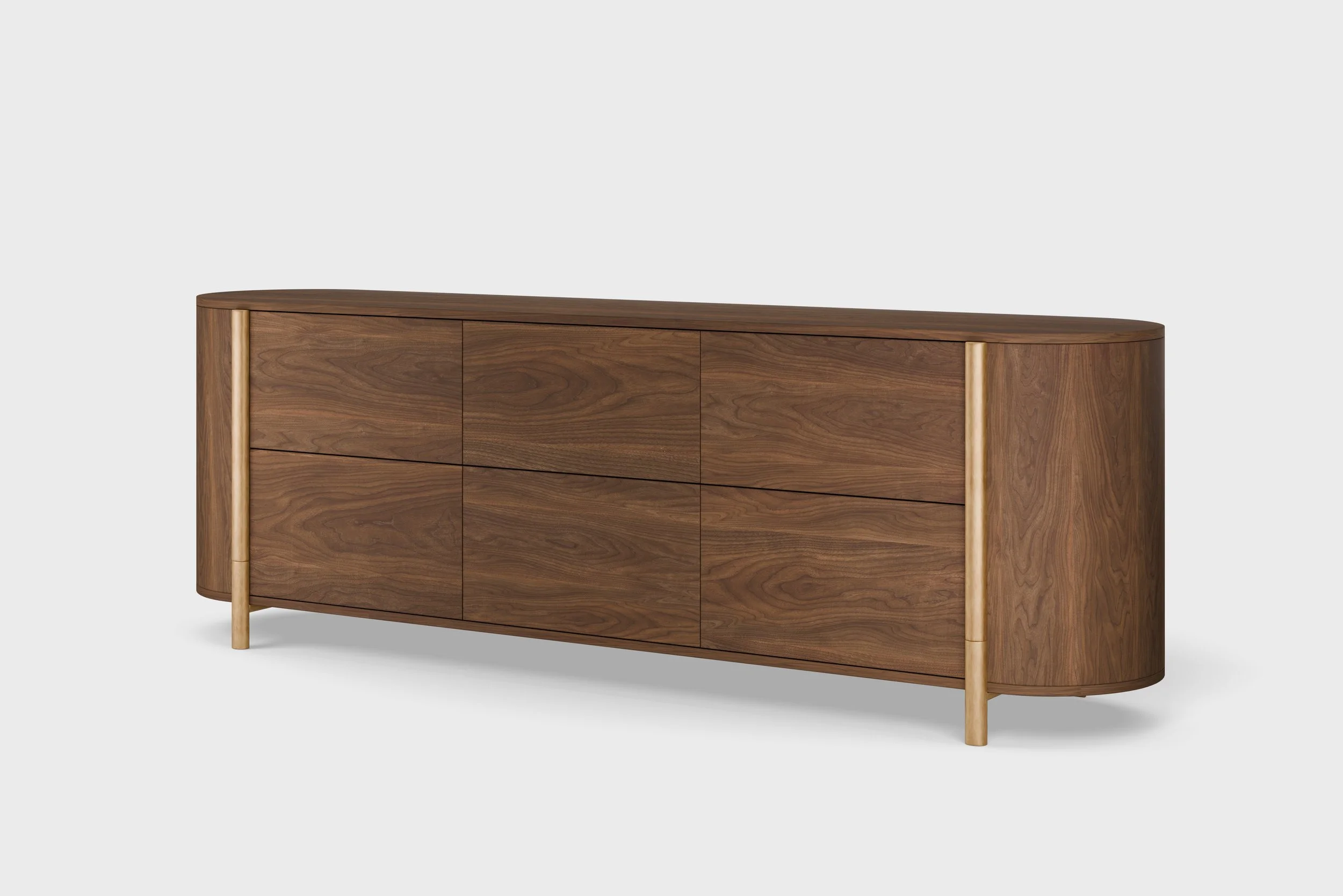Walnut console drawers with brass details.jpg