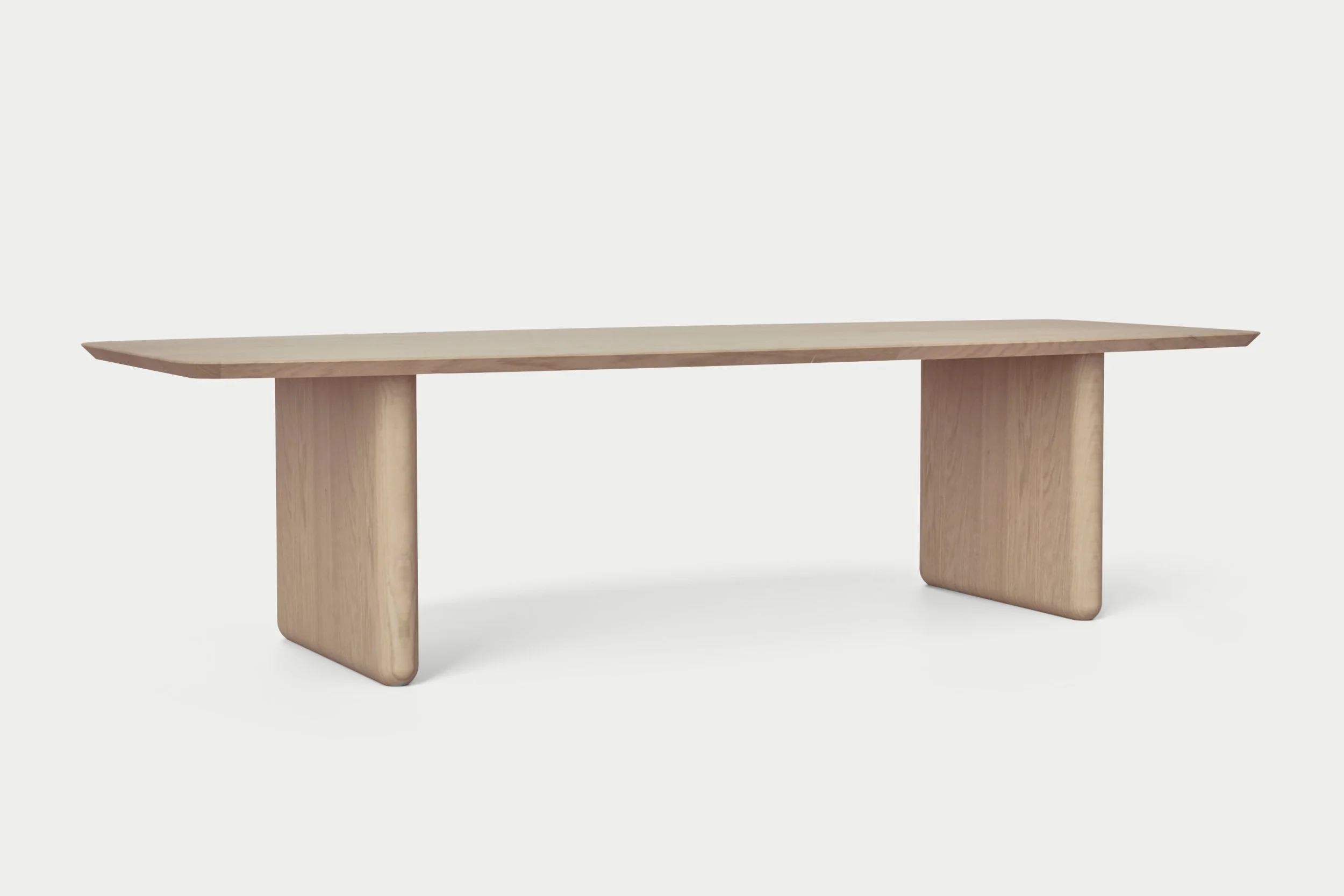 Vela Table / Massief Eiken Tafel met Robuuste Poten