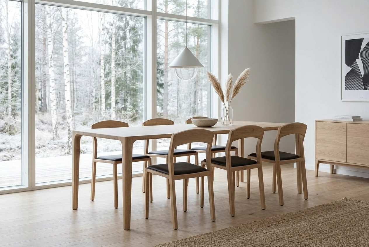 elva eetkamerset massief eiken , betaalbaar design tafel en stoelen.png