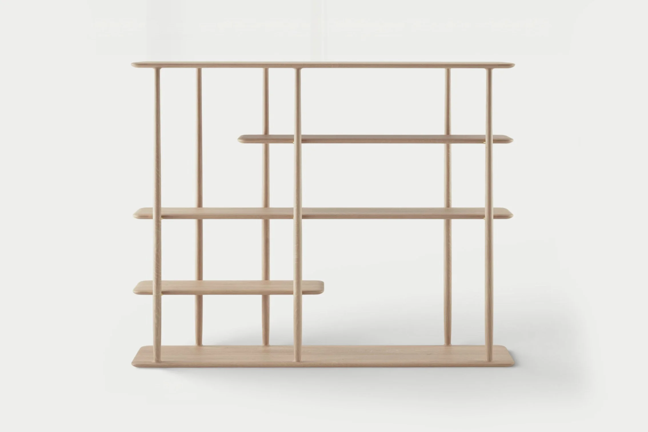 Artisan / Nila Shelf / Design Schappensysteem Boekenkast & Roomdivider in Massief Hout