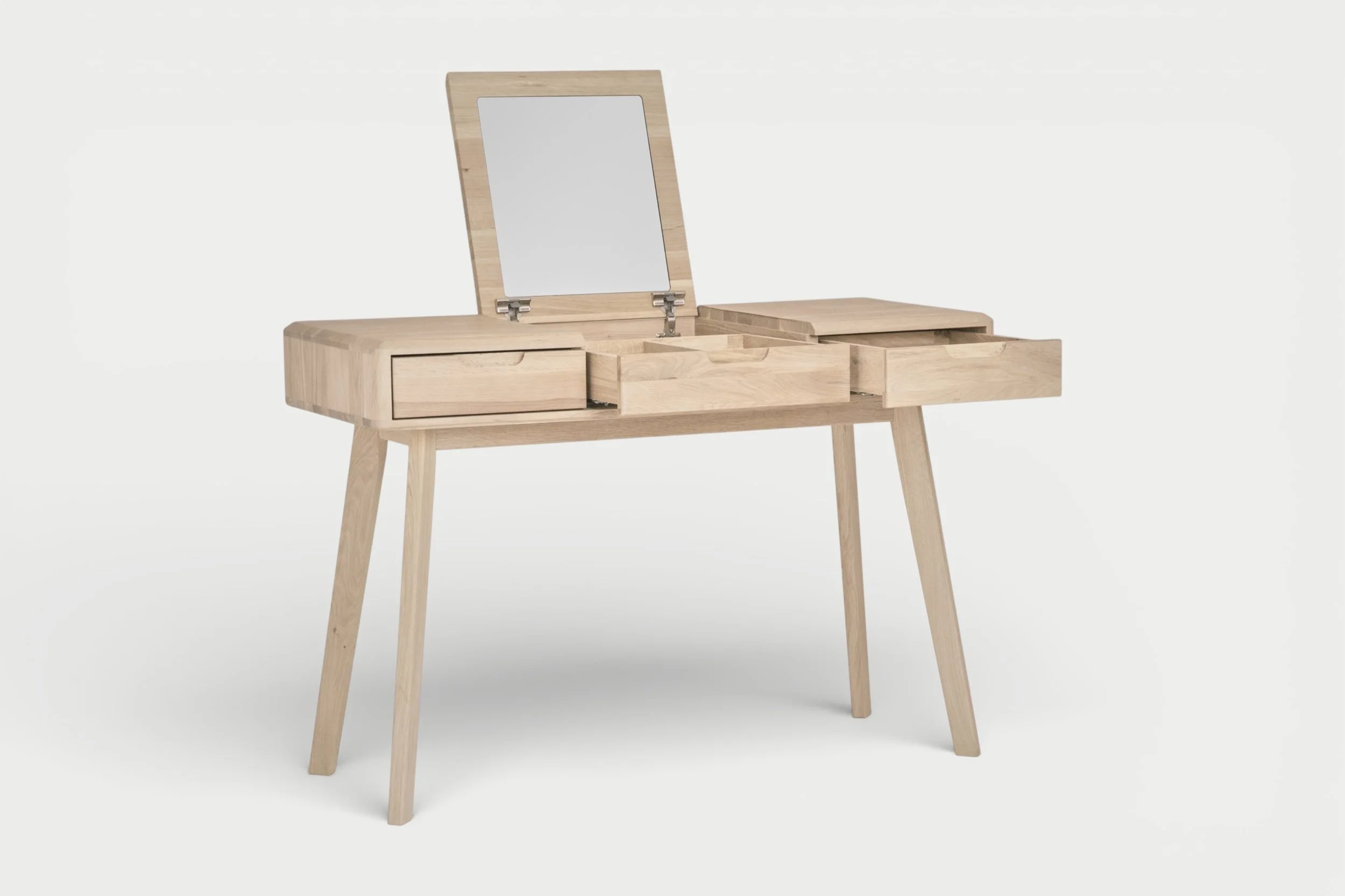 Jelsan Select / Ardin Vanity / Massief Houten Kaptafel met Spiegel en Lades