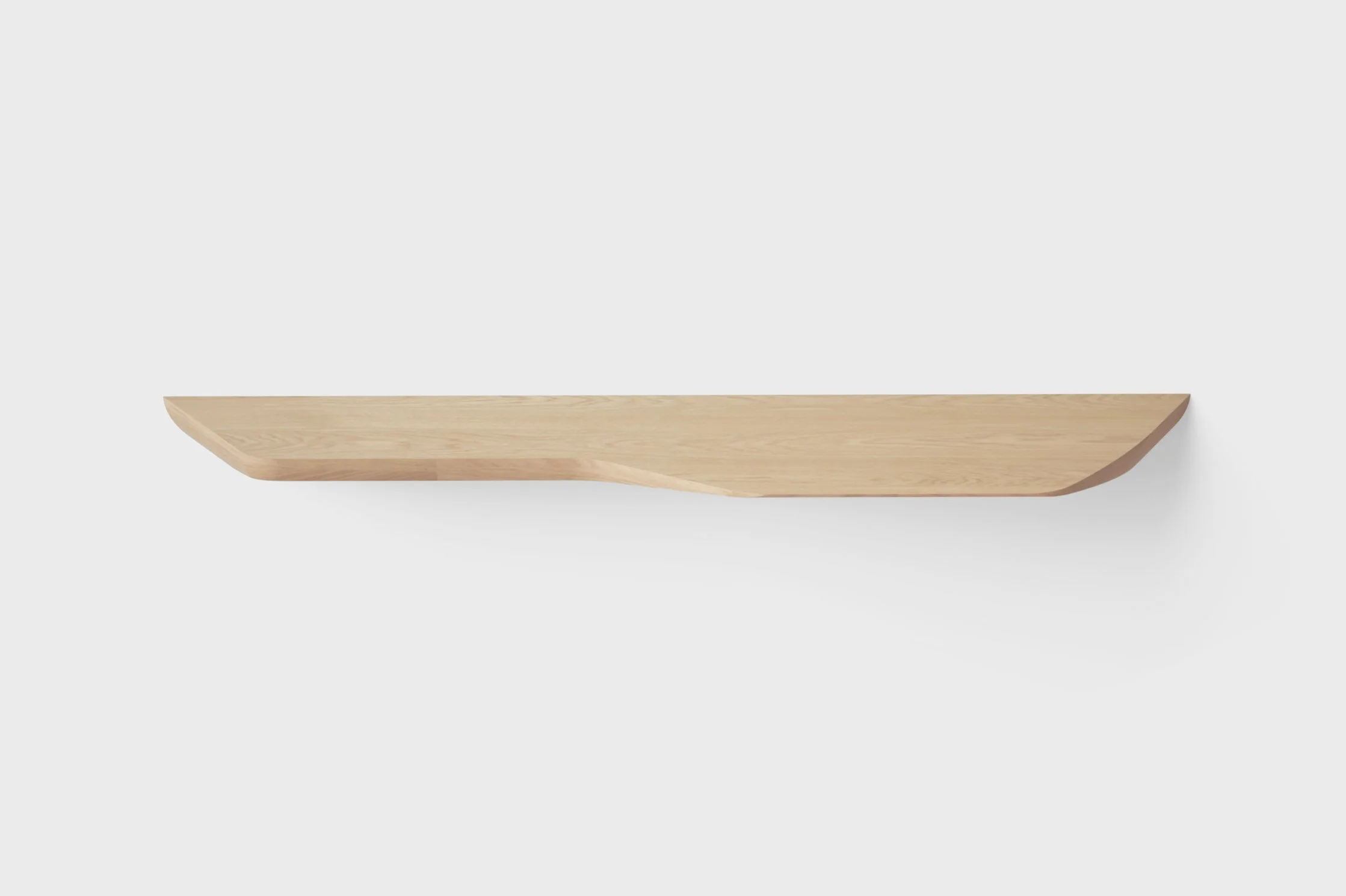 Vela / Sculpturale Wandplank Asymmetrisch Design in Massief Eiken