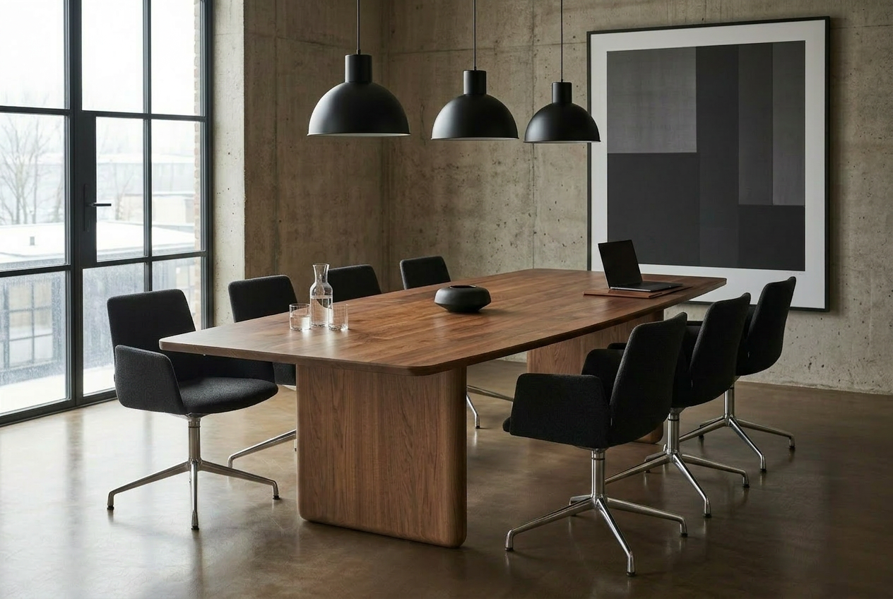 walnut office table sculptural design massive wood european walnut.png
