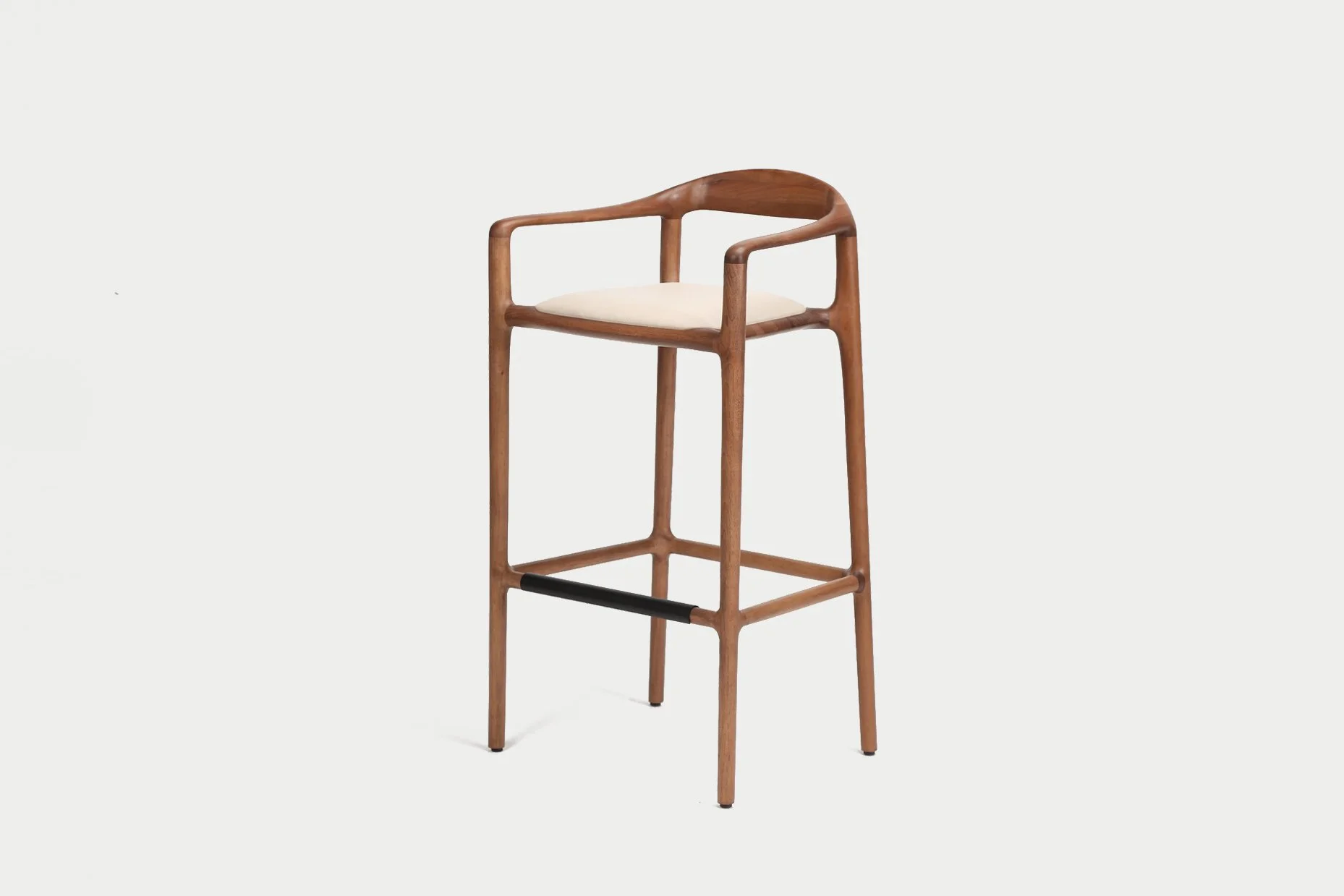 Mobello / Sagrada / Massief Houten Barkruk Design / Eiken of Walnoot