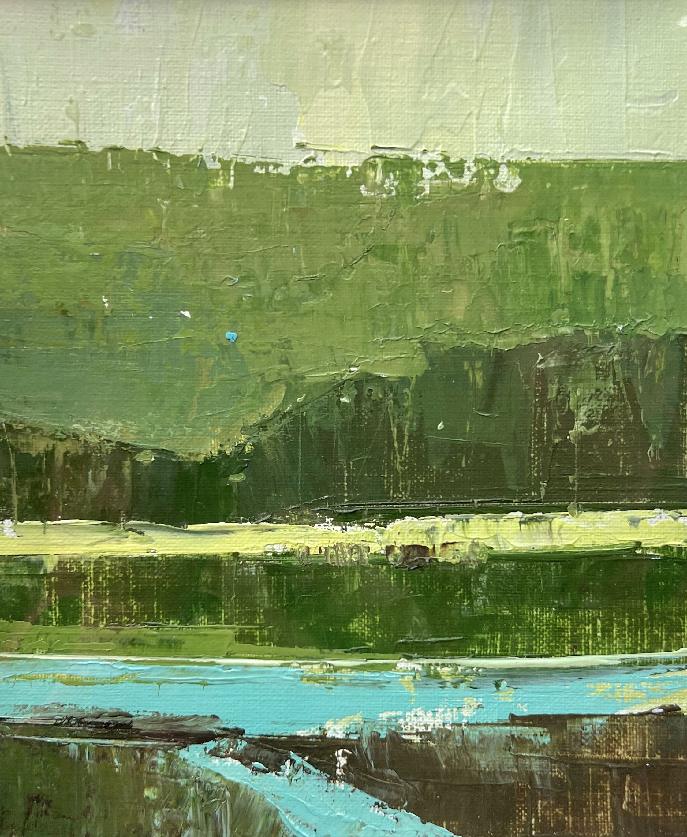 River, Hill, Sky Study, 2021