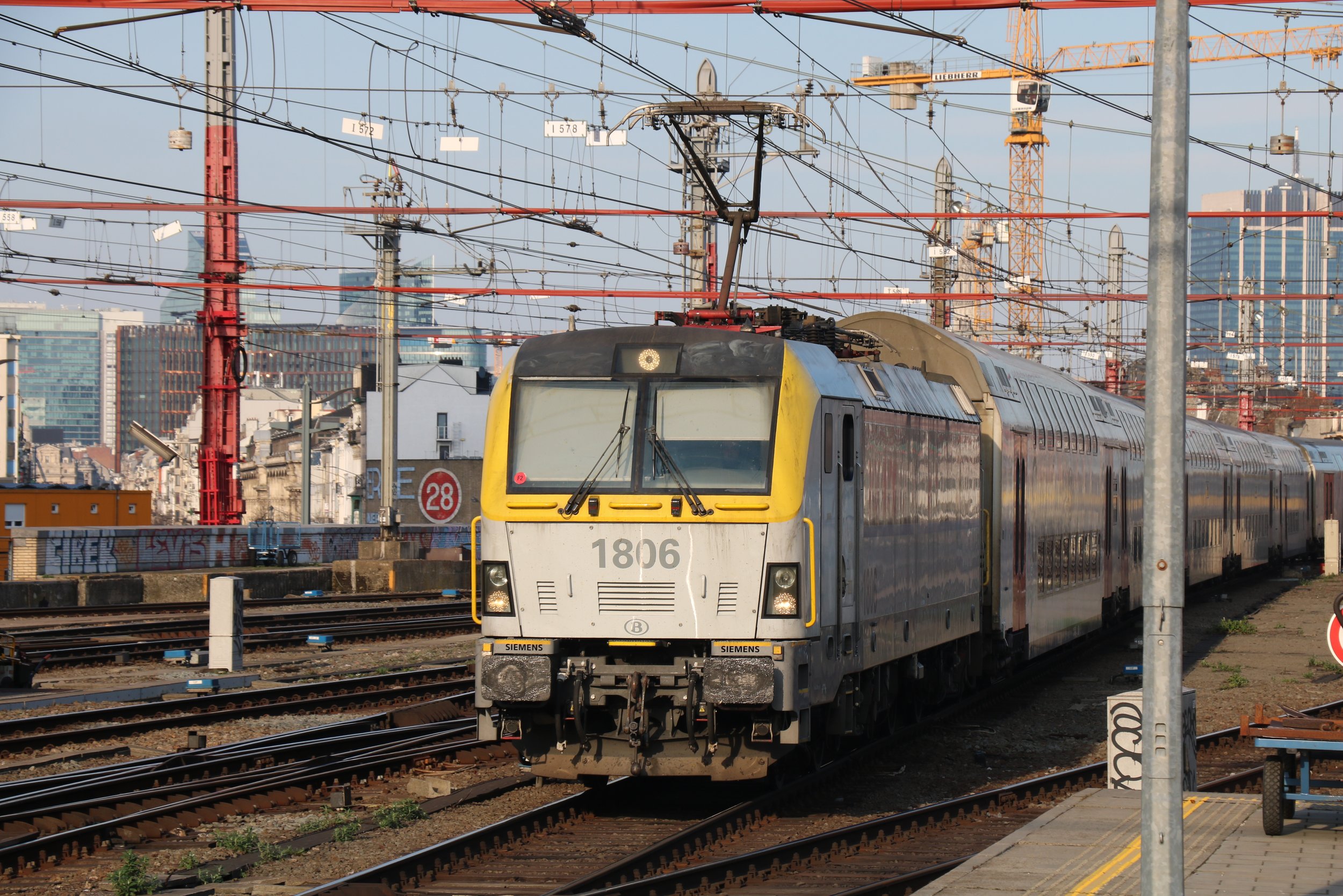 SNCB Class 18 - 1806 - Brussels Zuid (Midi)