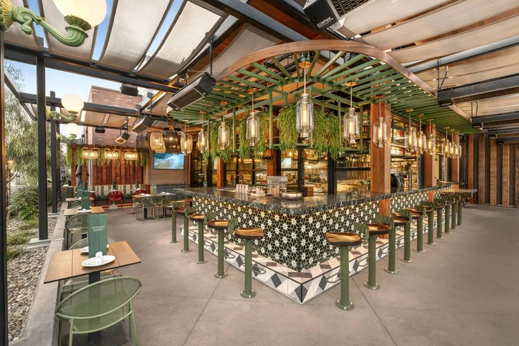 Rustic Root: Coastal Restaurant Interior Design, Solana Beach, CA ...