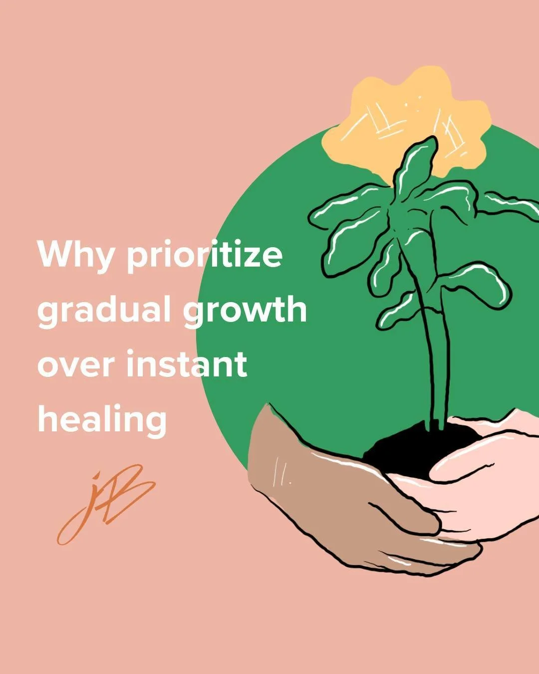 Instant healing is real&hellip;but it&rsquo;s not the goal. 

For most of us, healing unfolds step by step, aligned with where we are in our journey. If our frequency isn&rsquo;t ready to hold instant healing, we risk losing its effects just as quick