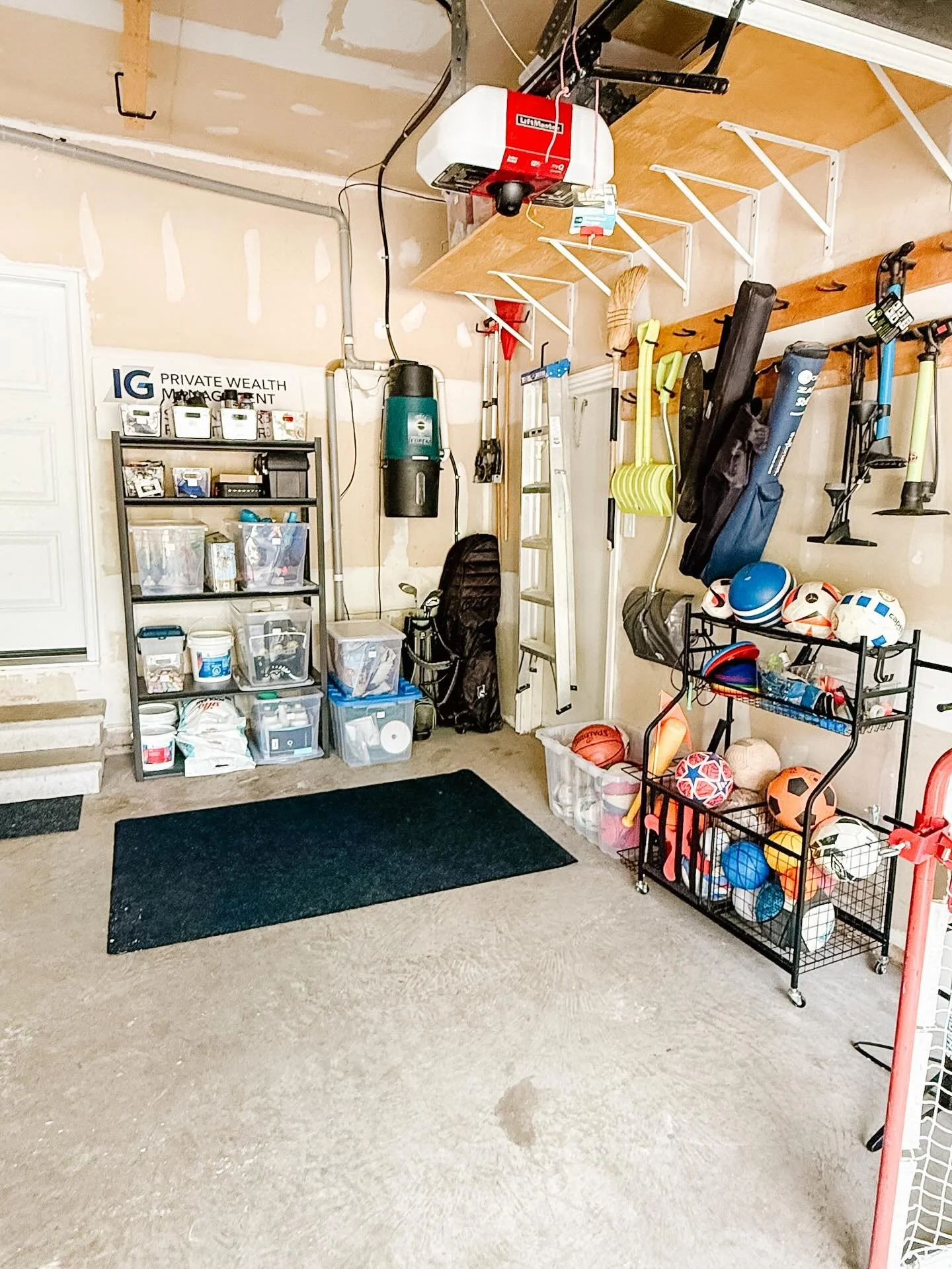 ✨ 12 Days of Project Reveals &ndash; Day 7 ✨ 

We transformed this busy family garage into a functional, organized space that works just as hard as they do. With kids who love sports, everything now has a home&mdash;from balls to bikes&mdash;making g