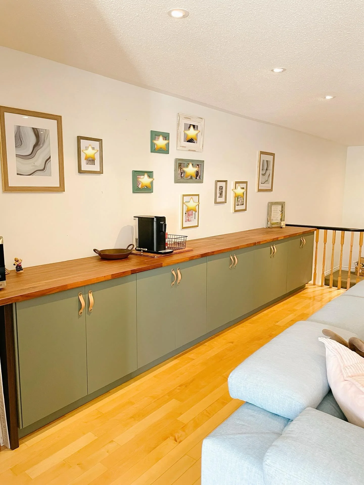 ✨12 Days of Project Reveals&mdash; Day 8✨
This third-floor space was working overtime&mdash;and now it actually works for this family. Clear zones, smart storage, and room to breathe in both the rec space and office.