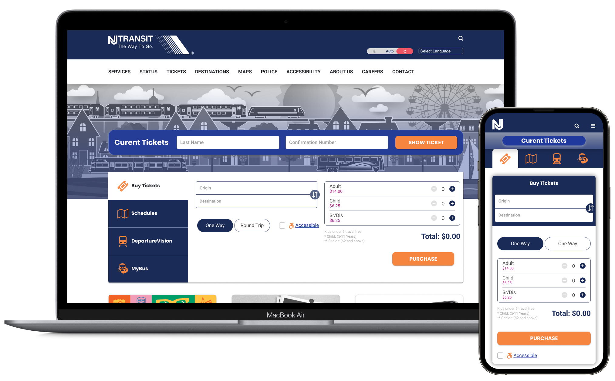 NJ Transit - Responsive Web Design — Always Fluid