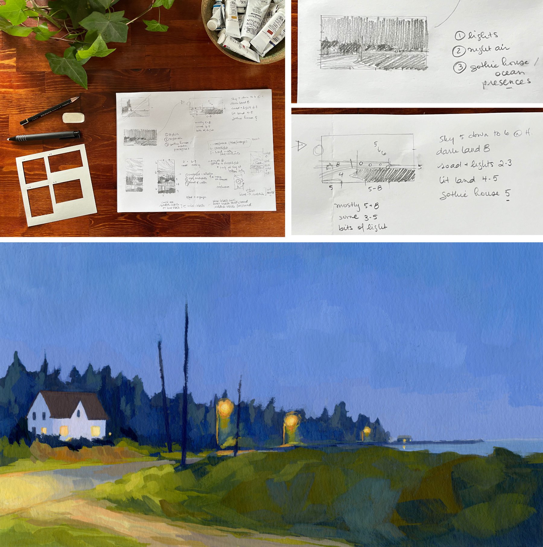 Behind-the-Scenes: How I create studio paintings — Michelle Darwin