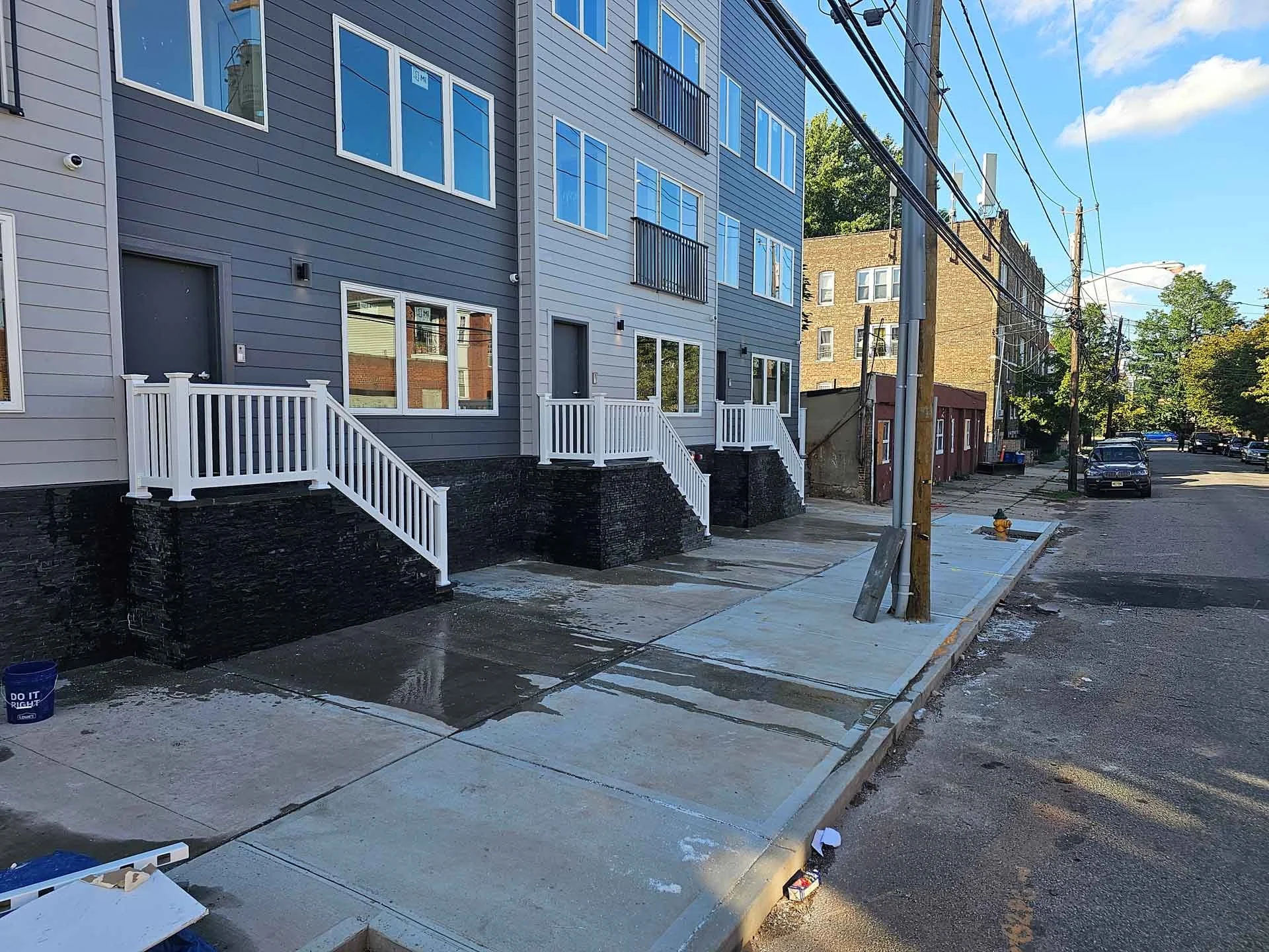 Welcome in Style: Empire Fence's low-profile vinyl entrance gate adds charm and security to your home.