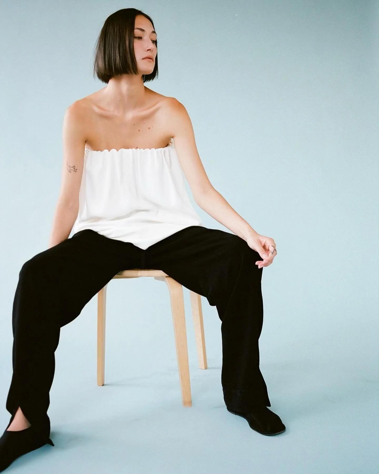 beyond excited to share the first look of my newest personal collection. a collection created in a time of new found solace and peace, and designed to have a beautiful sense of ease and fluidity. made from repurposed fabrics and vintage textiles, thi