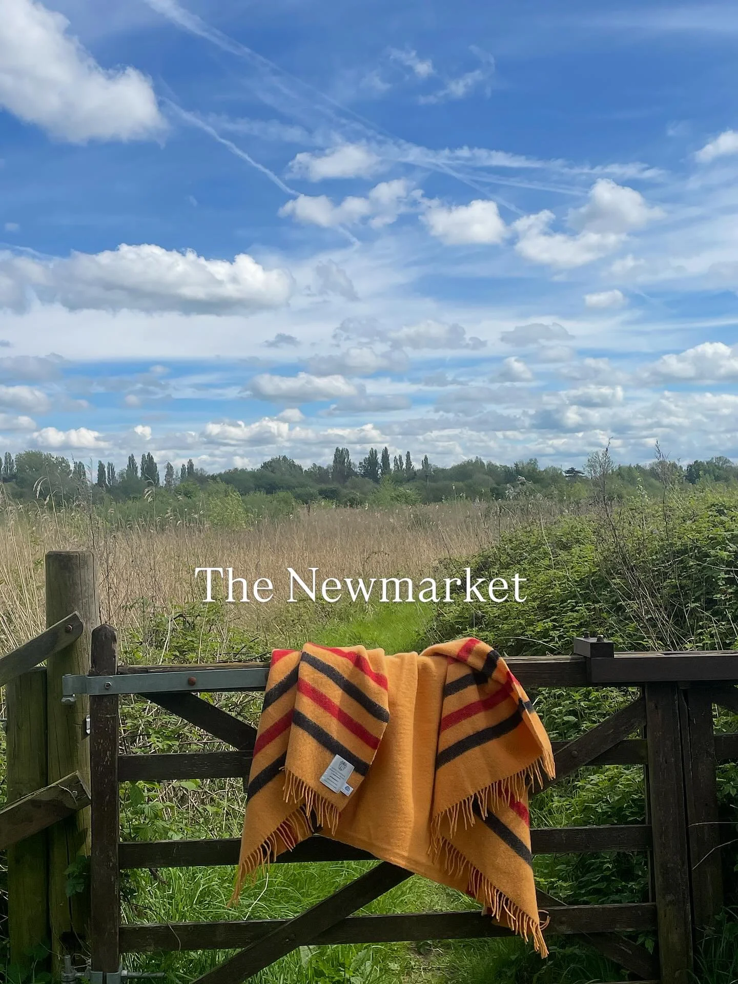 The sun is out! The Newmarket is perfect for summer adventures, it&rsquo;s great on a chilly evening and also makes a fab blanket for a coastal relax or grabbing some time out in the country, we love this one. Crafted from pure new wool, it&rsquo;s p