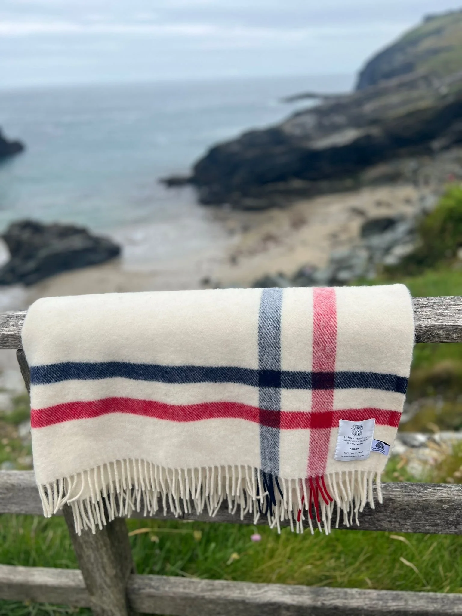 The Albion, Pure New Wool, on holiday 