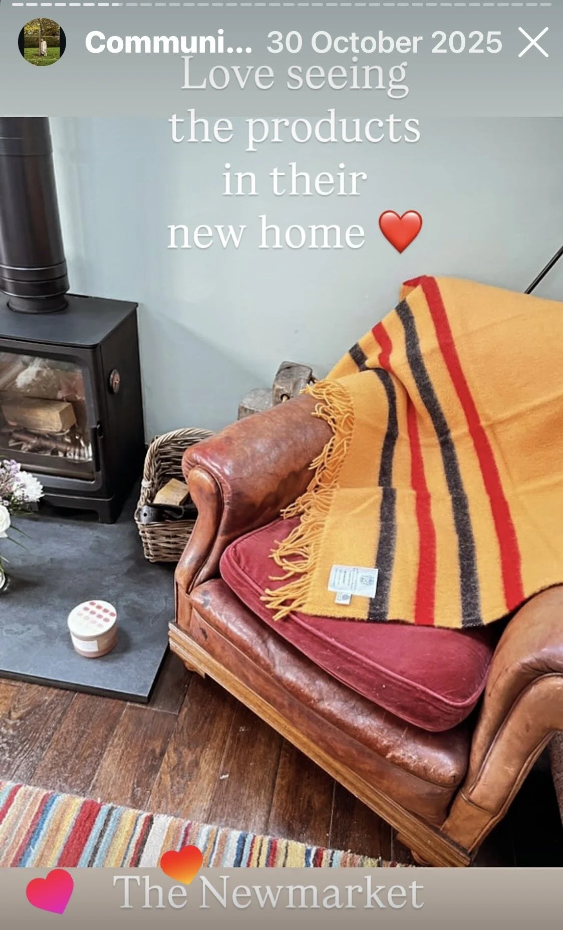 The Newmarket in its new home 