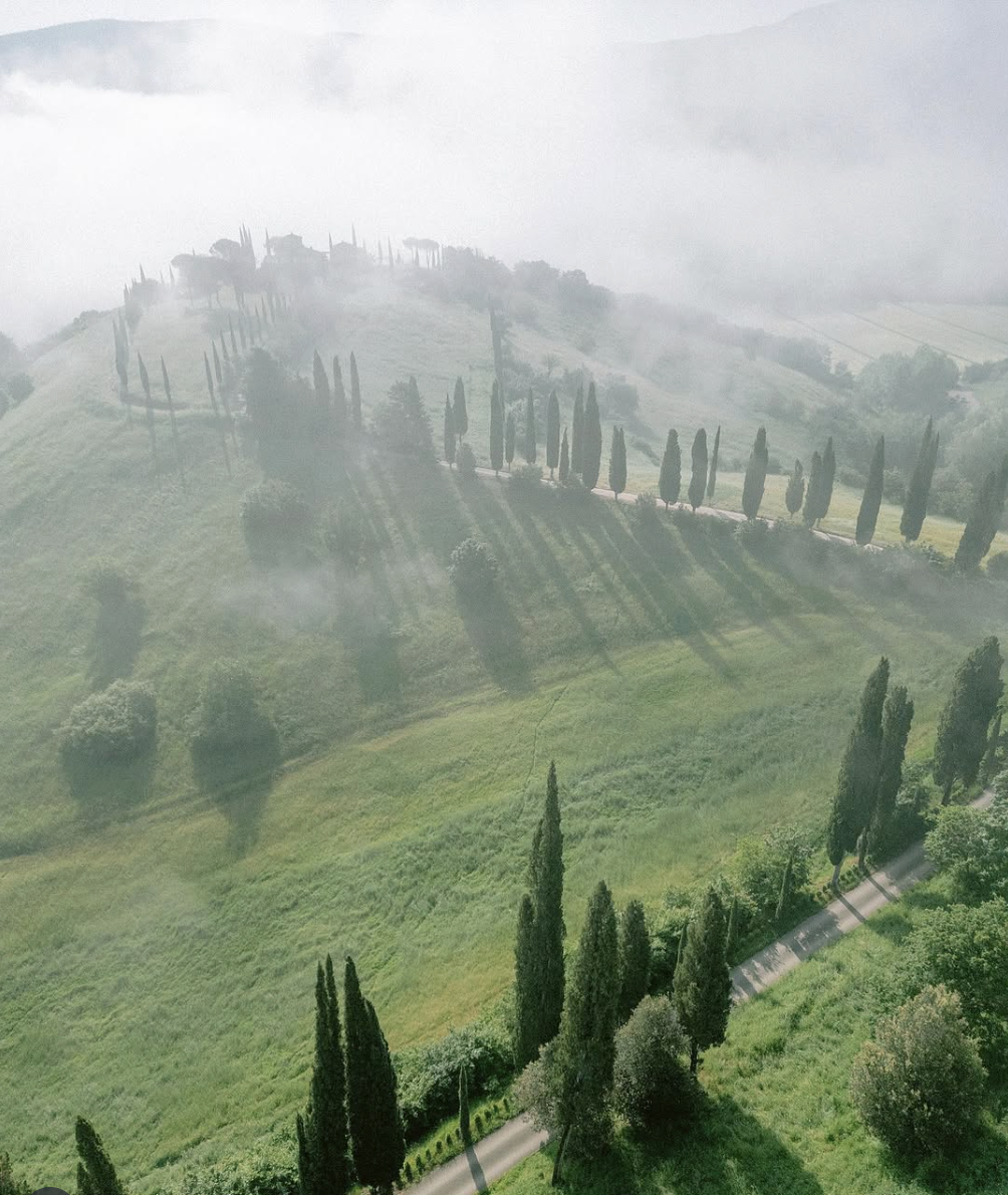 Umbrian HIllside Reschio by Jose Villa