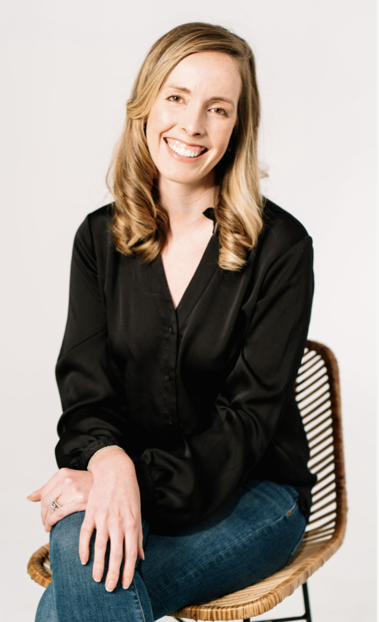 Kelly Patry sitting on chair