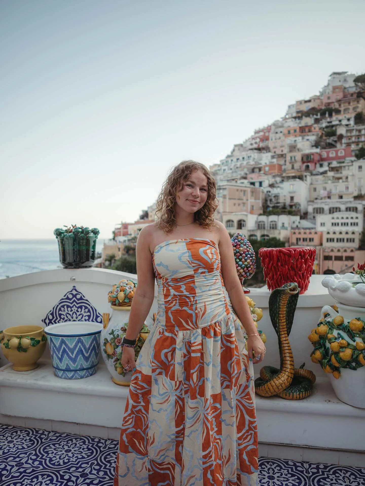 stairs in positano: 1 me: 0 but at least this view was well worth it