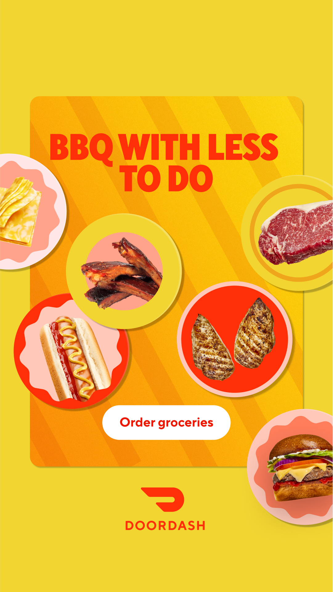 GROCERIES FOR GRILLMASTERS //
Searingly fast delivery for low-and-slow grilling. Shop burgers, buns, and fixings, with freshness guaranteed.