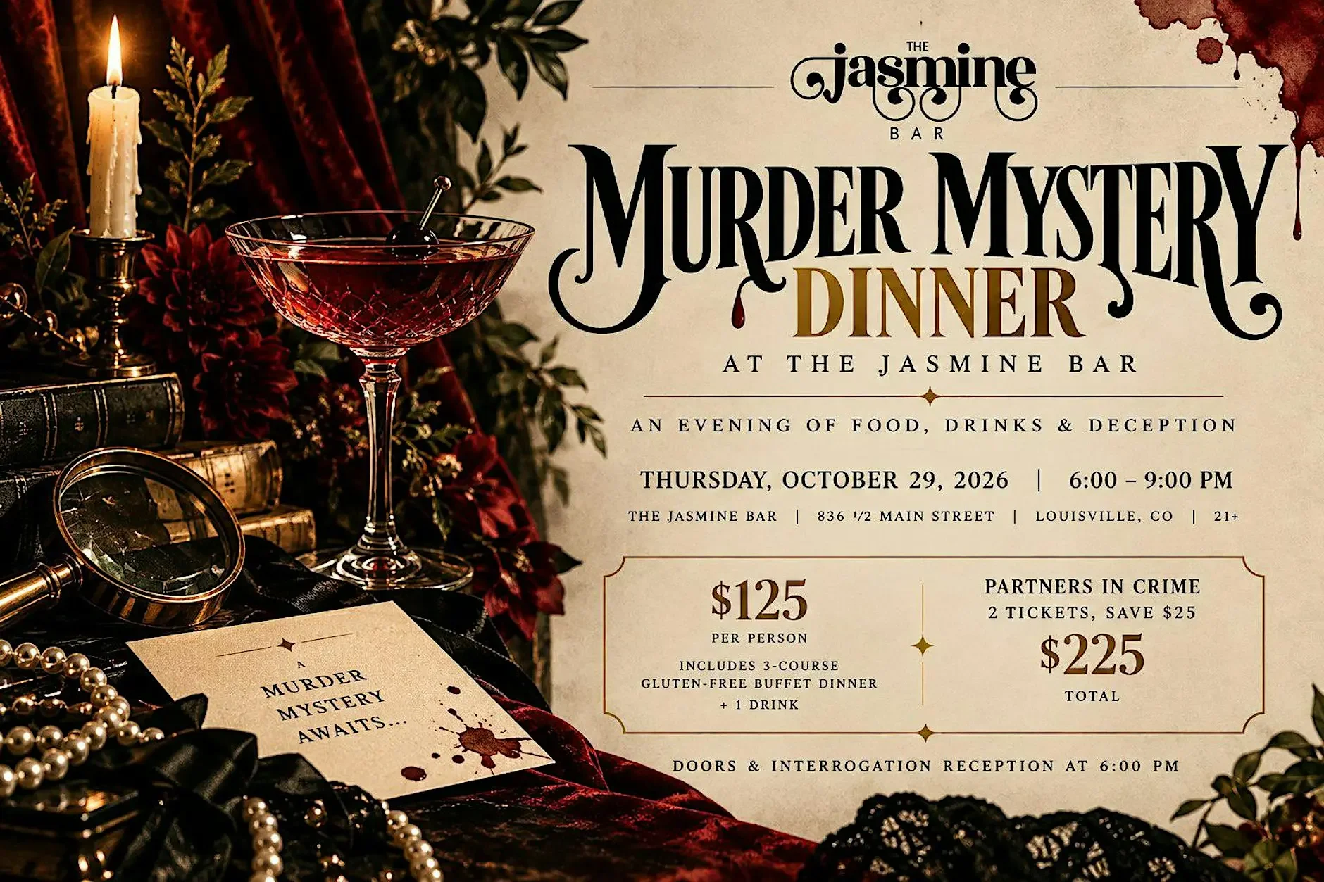Murder Mystery Dinner Party