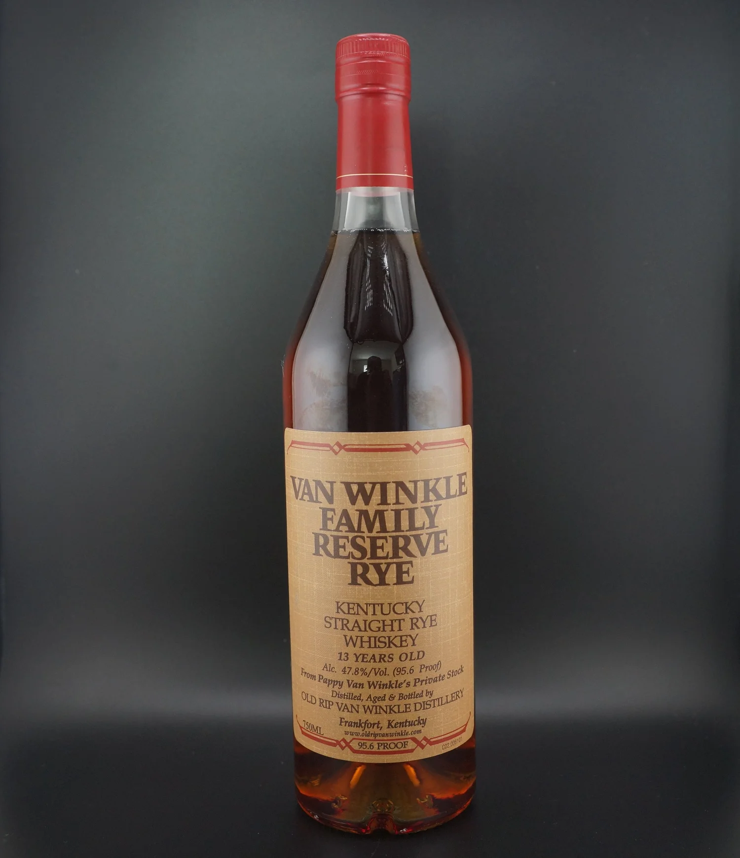 Van Winkle Family Reserve 13 Year Rye Rare Rye Whiskey — The