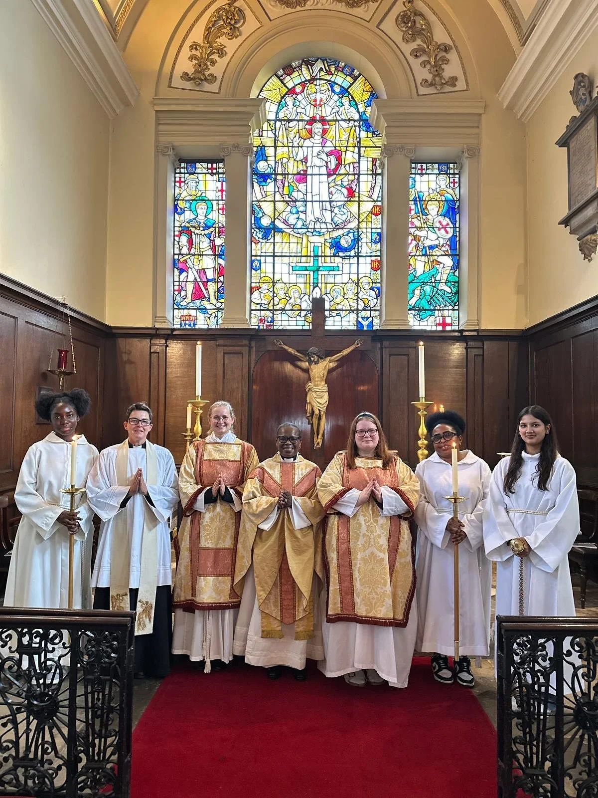 Today we celebrated the Feast of the Assumption with the most glorious Mass.
For the first time in our 900+ year history, the sacred ministers, preacher, and servers were all women.

As we honoured God&rsquo;s collaboration with women throughout the 