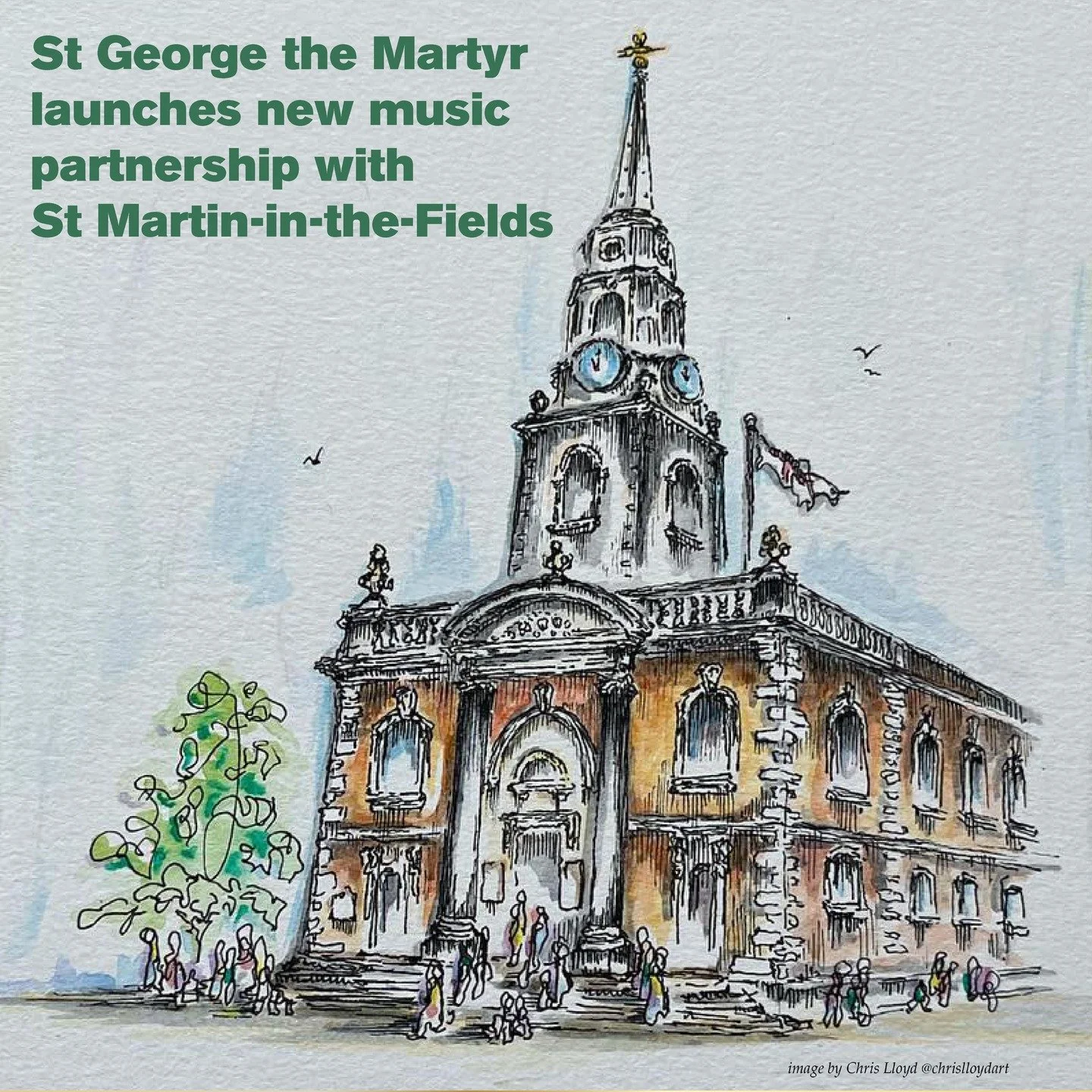 St George the Martyr, Borough, is delighted to announce the launch of a major new music partnership with St Martin-in-the-Fields, beginning in September 2025.

The partnership will bring together the musical excellence of St Martin&rsquo;s with the m