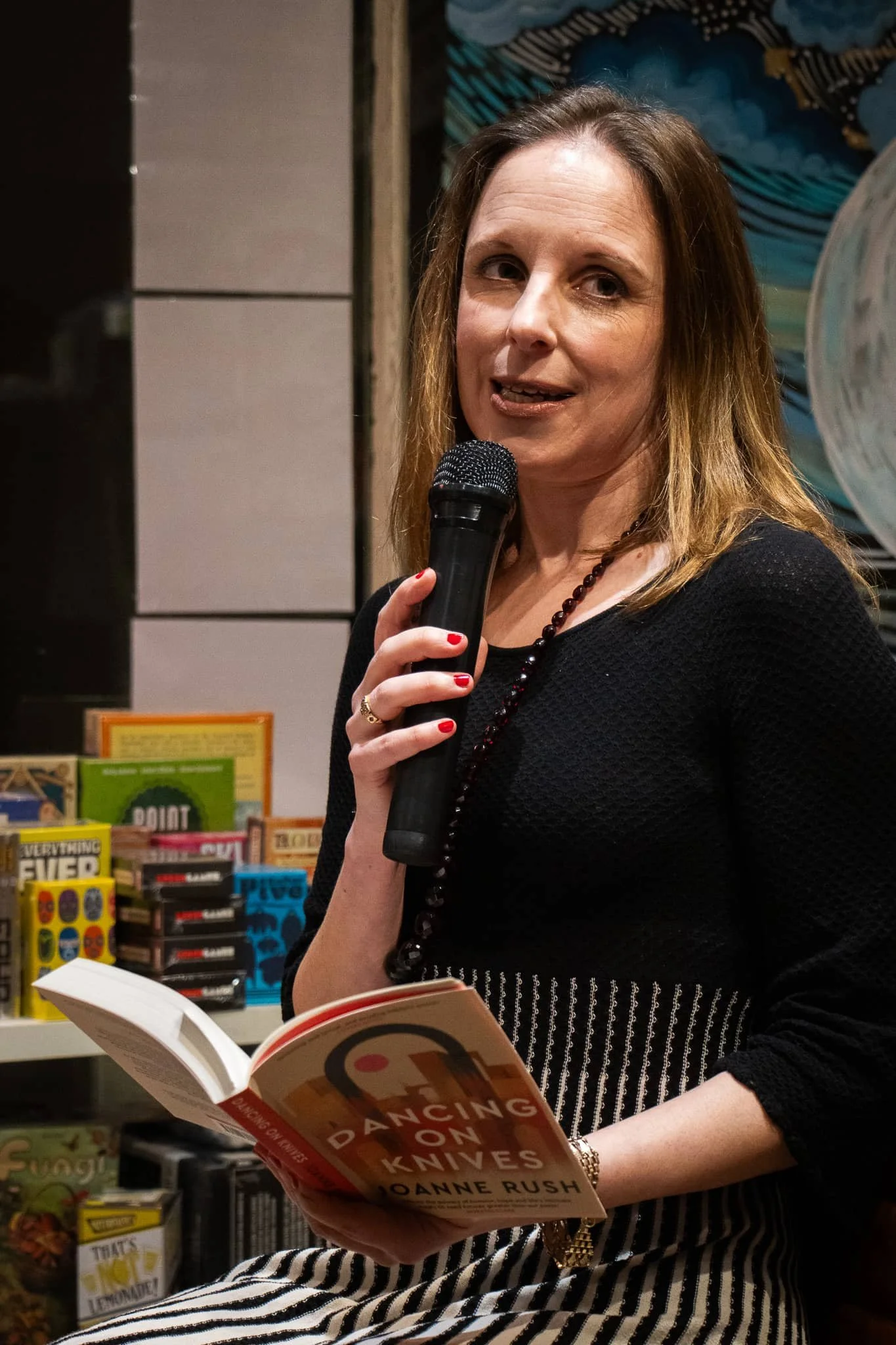 Joanne reading extracts