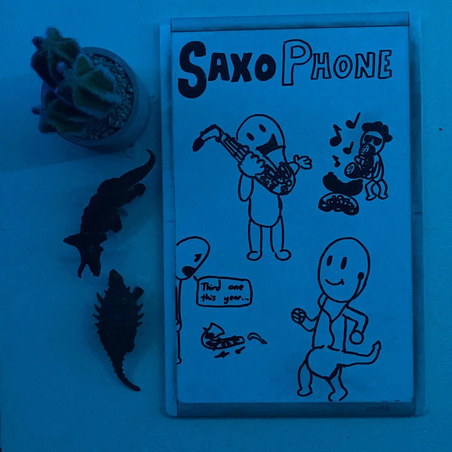 It&rsquo;s pandephonium #whiteboard #puns