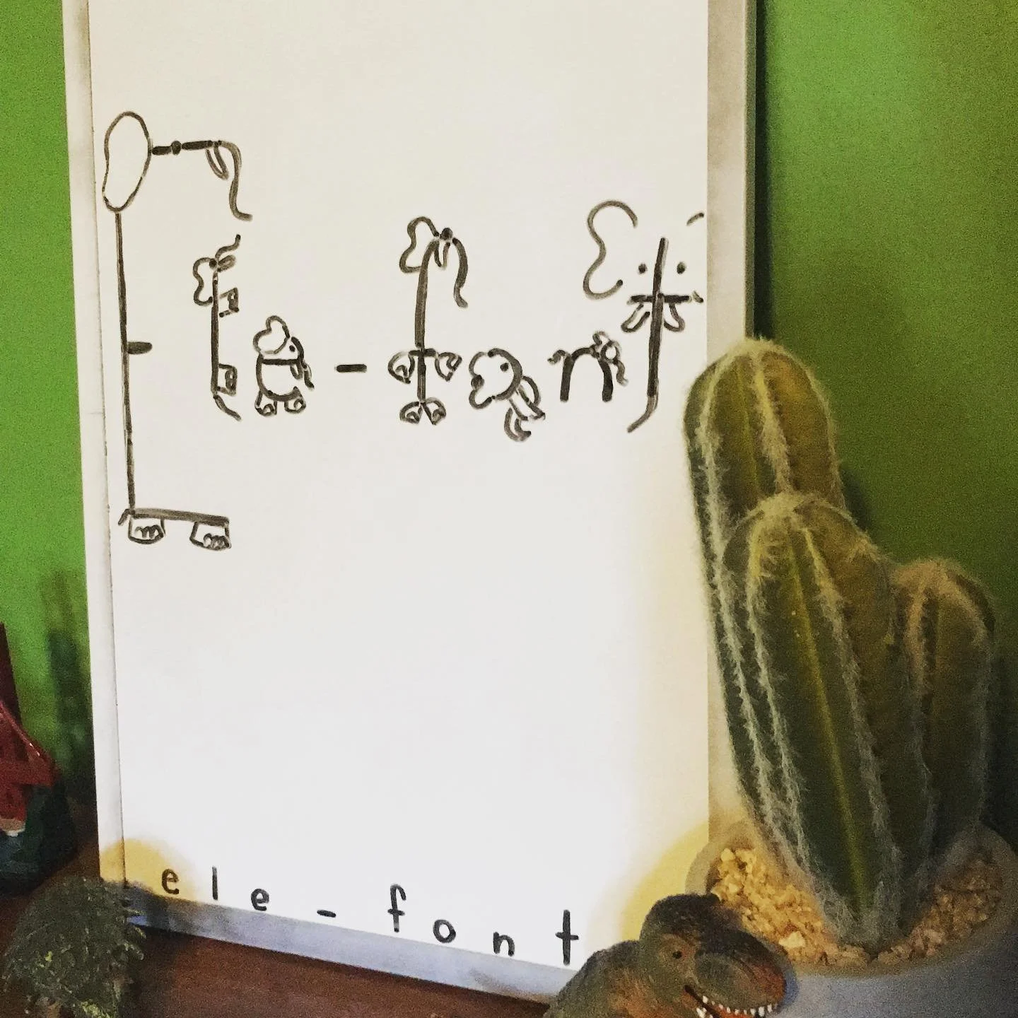 But we all know Arial is best #whiteboard #puns