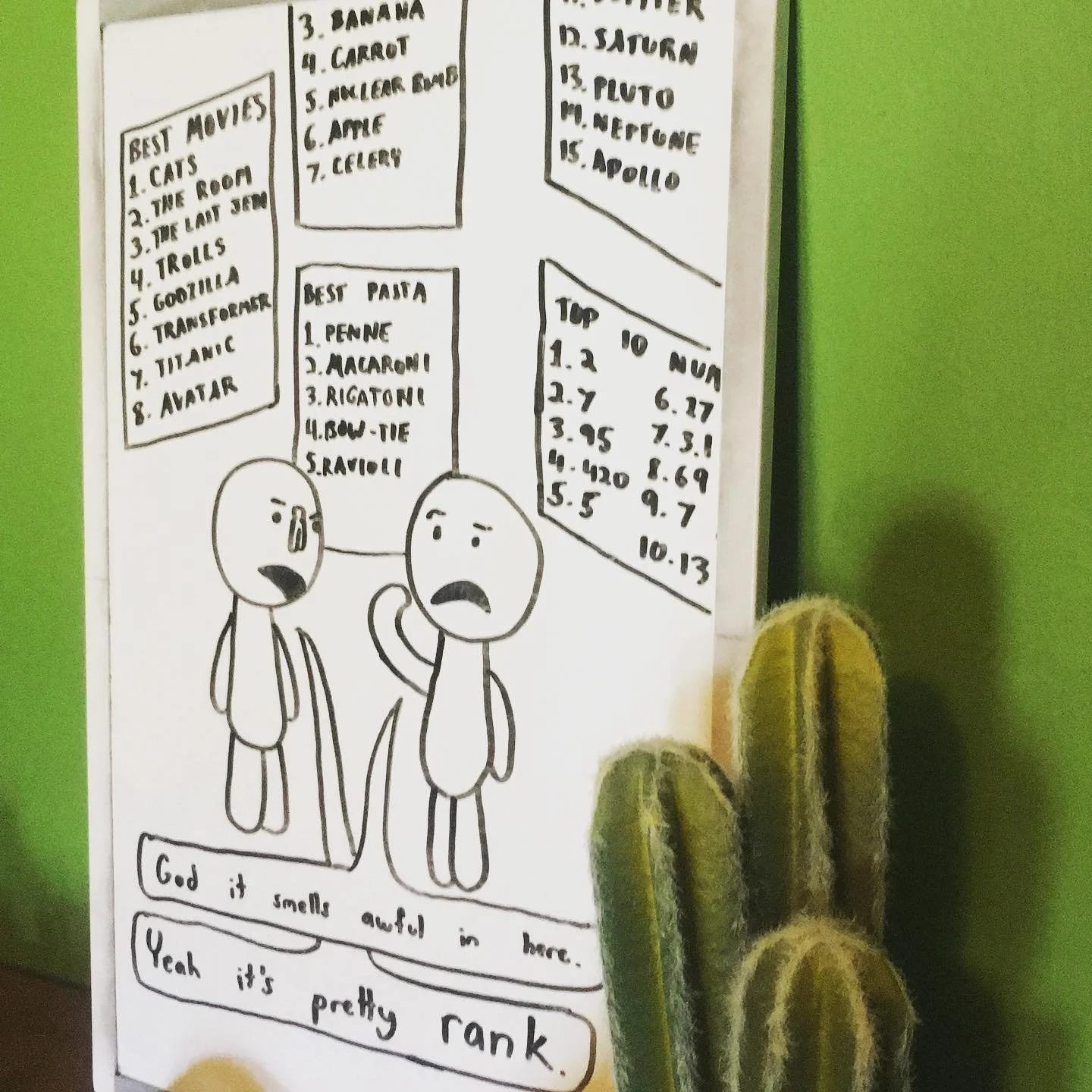 Probably in my top 13 puns #whiteboard #puns