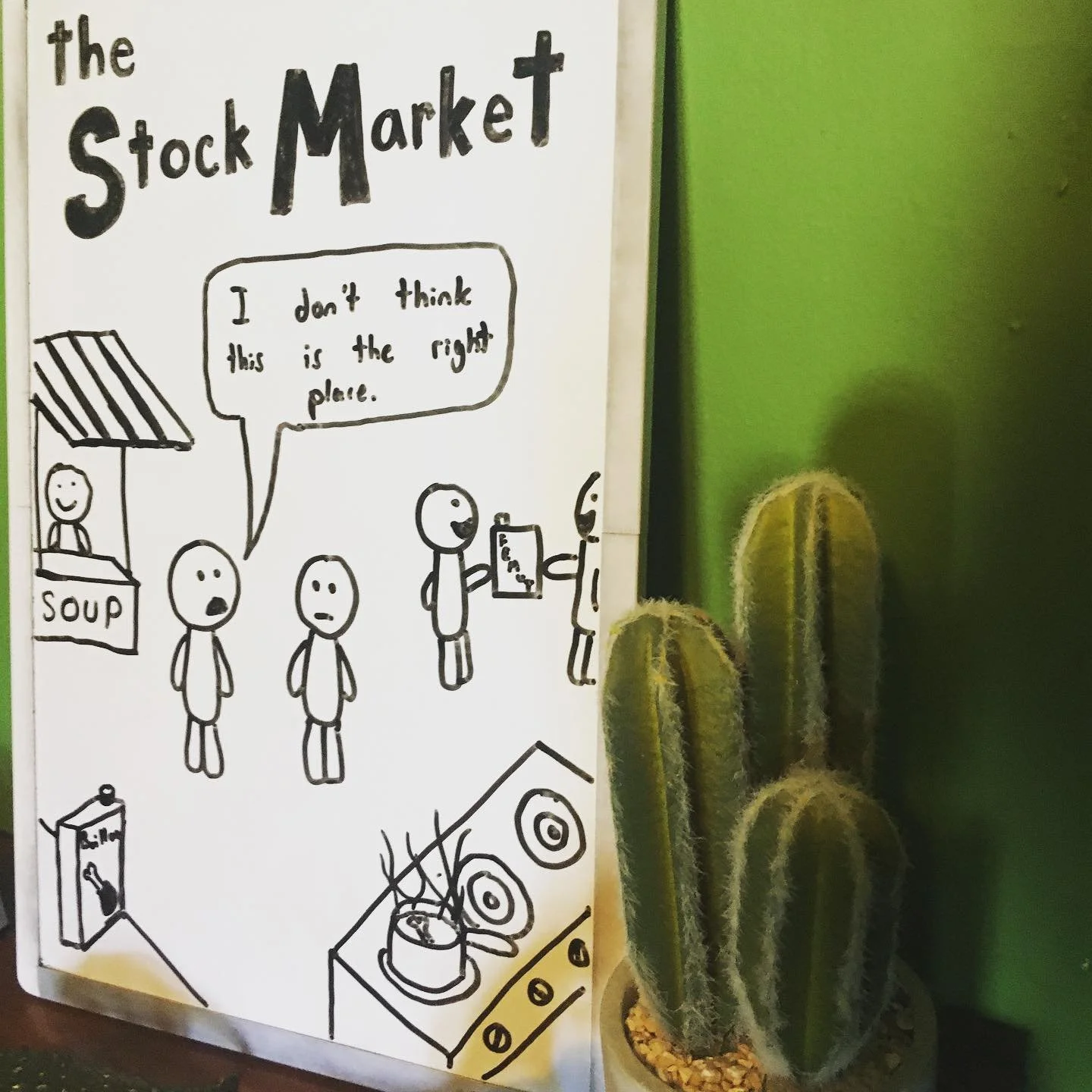 Credit or debit? #whiteboard #puns