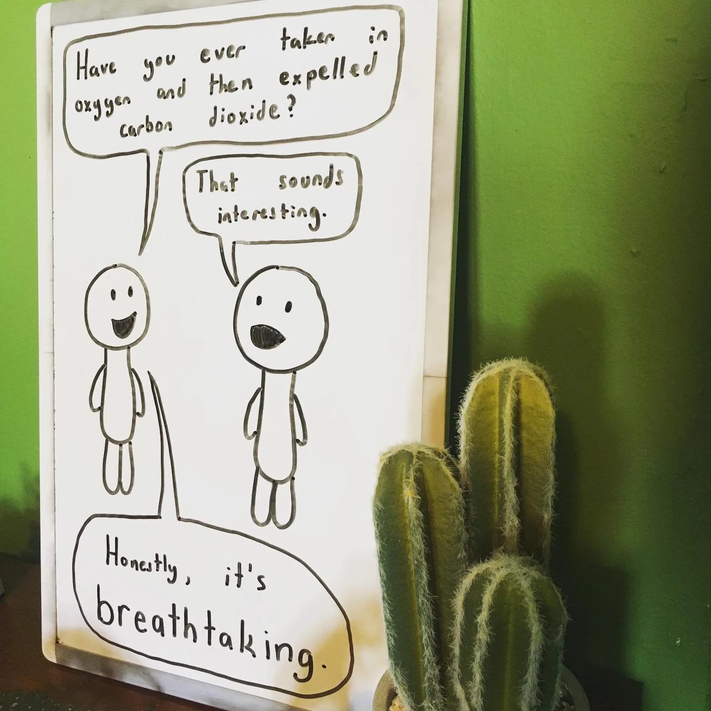 Air it out #whiteboard #puns