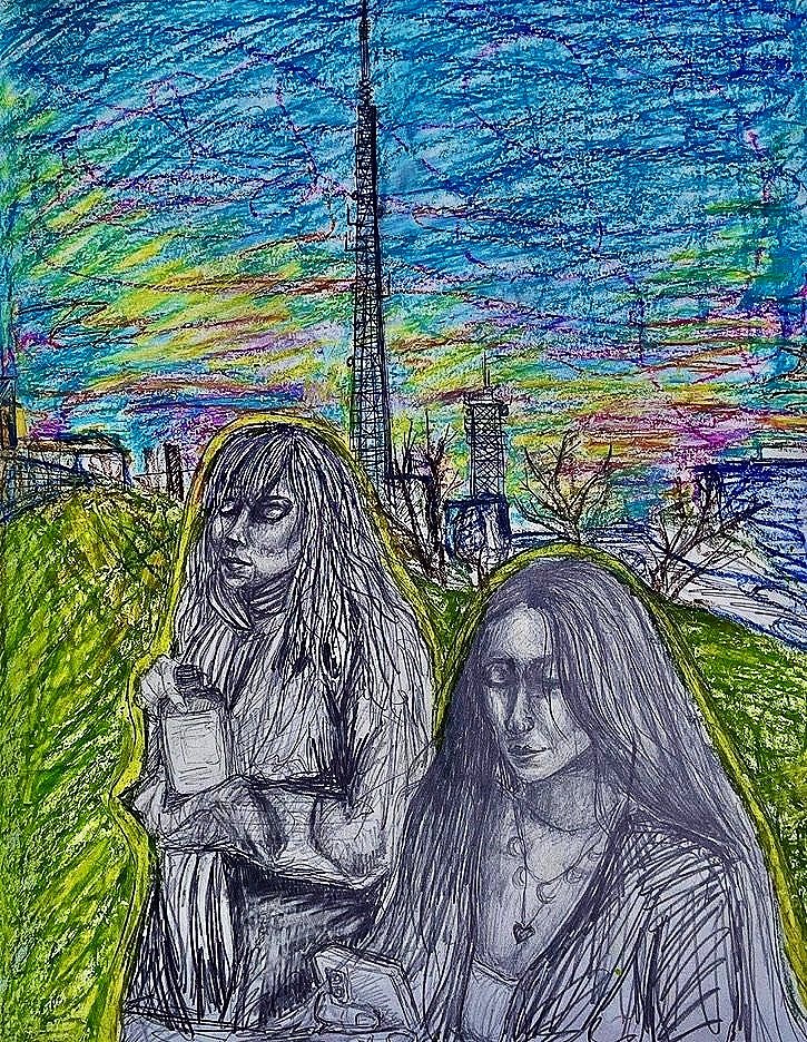 Fort Reno, Crayons and Pencil